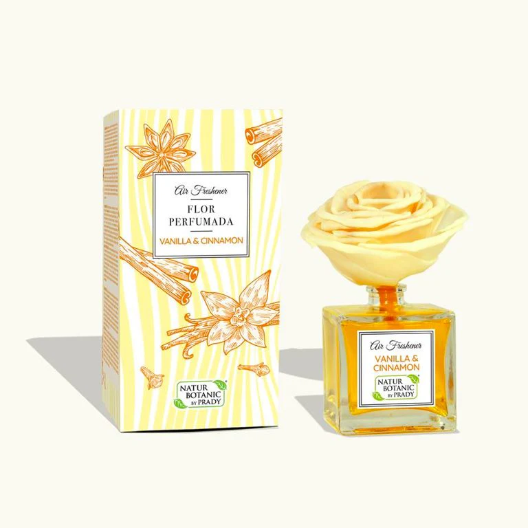 Cinnamon Vanilla & Cinnamon Scented Flower Air Freshener 90 ml